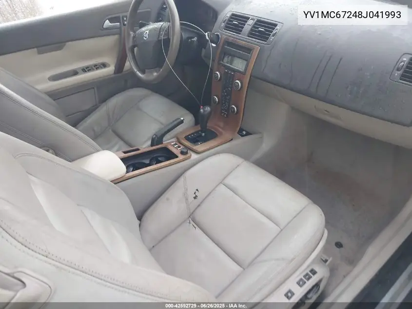 2008 Volvo C70 T5 VIN: YV1MC67248J041993 Lot: 42592729