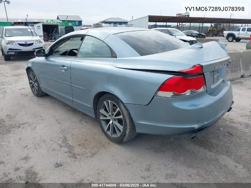 2009 Volvo C70 T5 VIN: YV1MC67289J078398 Lot: 41744008