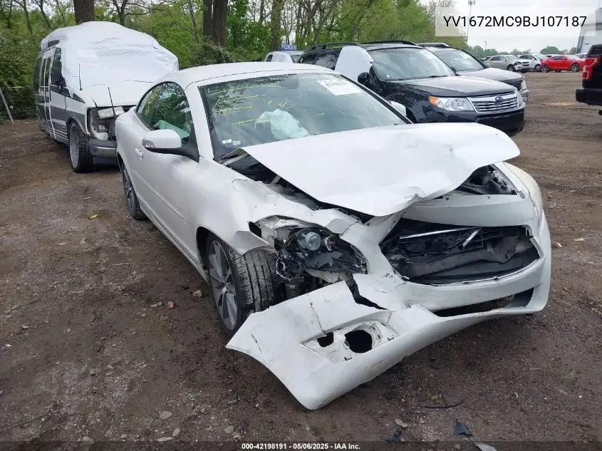 2011 Volvo C70 T5 VIN: YV1672MC9BJ107187 Lot: 42198191