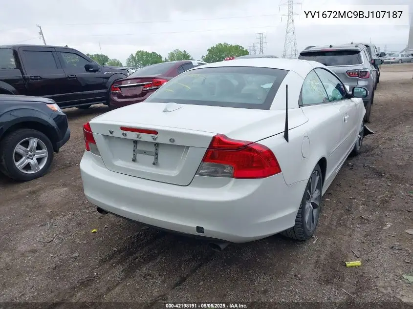 2011 Volvo C70 T5 VIN: YV1672MC9BJ107187 Lot: 42198191