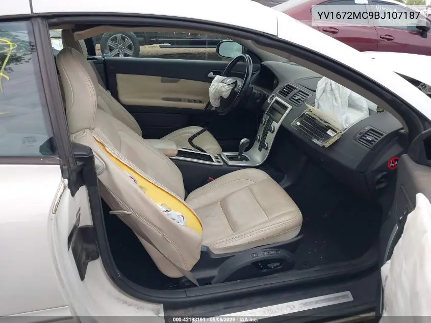 2011 Volvo C70 T5 VIN: YV1672MC9BJ107187 Lot: 42198191