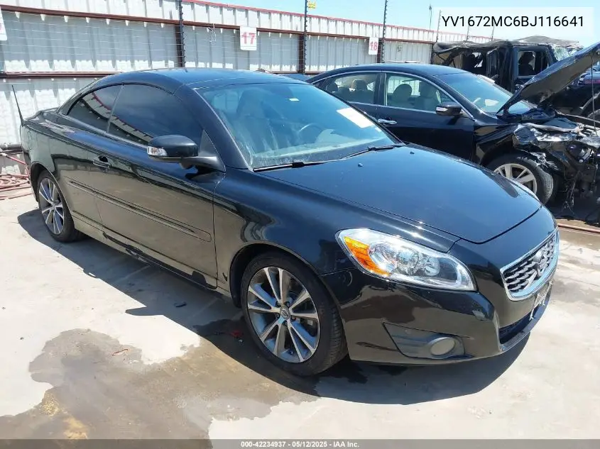 2011 Volvo C70 T5 VIN: YV1672MC6BJ116641 Lot: 42234937