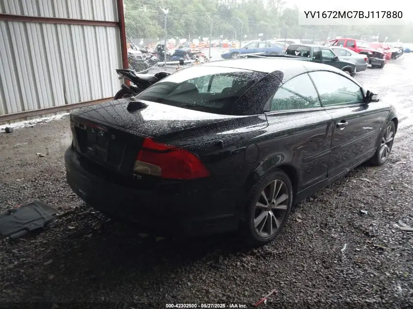 2011 Volvo C70 T5 VIN: YV1672MC7BJ117880 Lot: 42302500