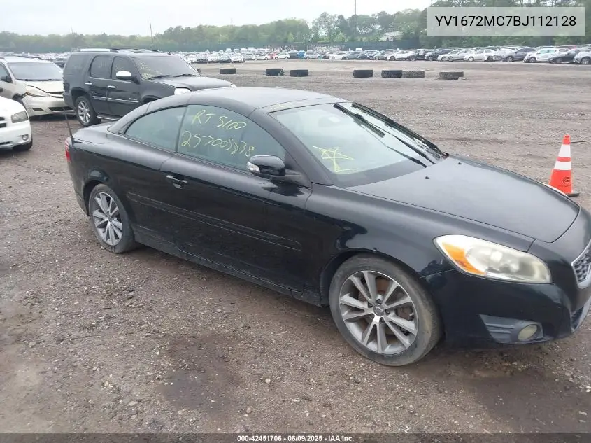 2011 Volvo C70 T5 VIN: YV1672MC7BJ112128 Lot: 42451706