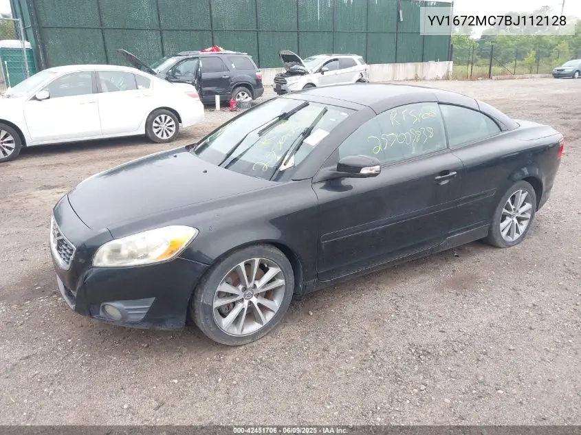 2011 Volvo C70 T5 VIN: YV1672MC7BJ112128 Lot: 42451706