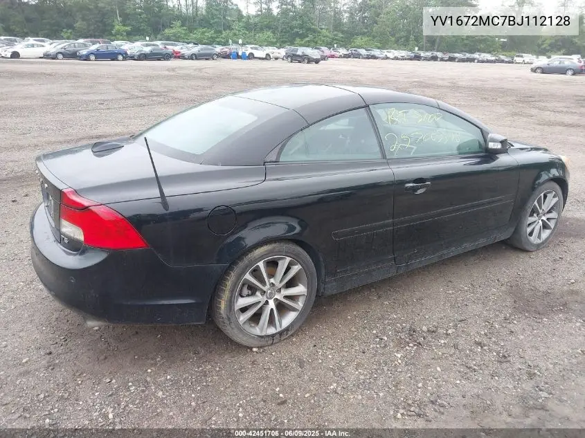 2011 Volvo C70 T5 VIN: YV1672MC7BJ112128 Lot: 42451706