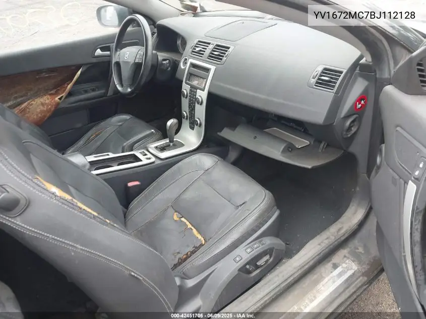 2011 Volvo C70 T5 VIN: YV1672MC7BJ112128 Lot: 42451706