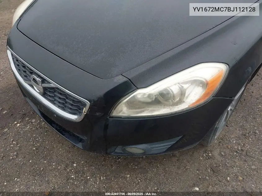 2011 Volvo C70 T5 VIN: YV1672MC7BJ112128 Lot: 42451706