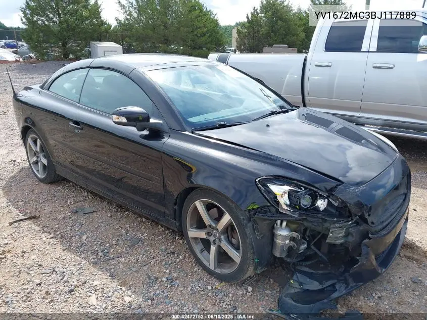 2011 Volvo C70 T5 VIN: YV1672MC3BJ117889 Lot: 42472752