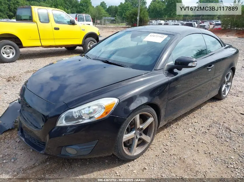 2011 Volvo C70 T5 VIN: YV1672MC3BJ117889 Lot: 42472752