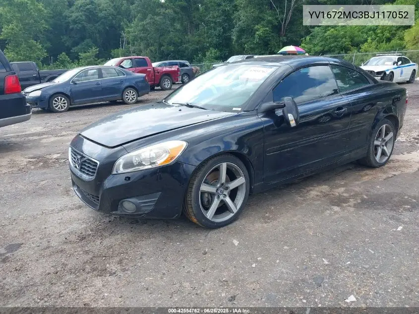 2011 Volvo C70 T5 VIN: YV1672MC3BJ117052 Lot: 42554762