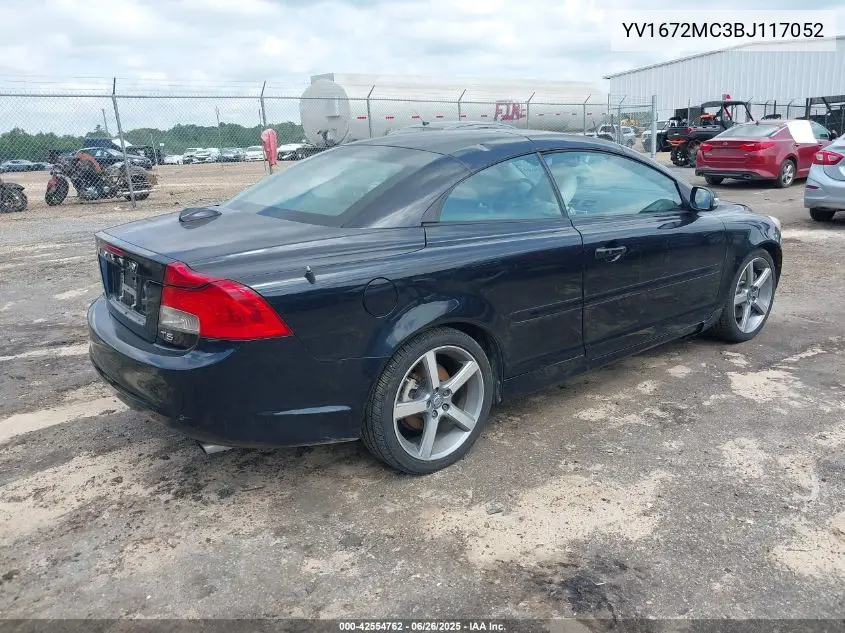 2011 Volvo C70 T5 VIN: YV1672MC3BJ117052 Lot: 42554762