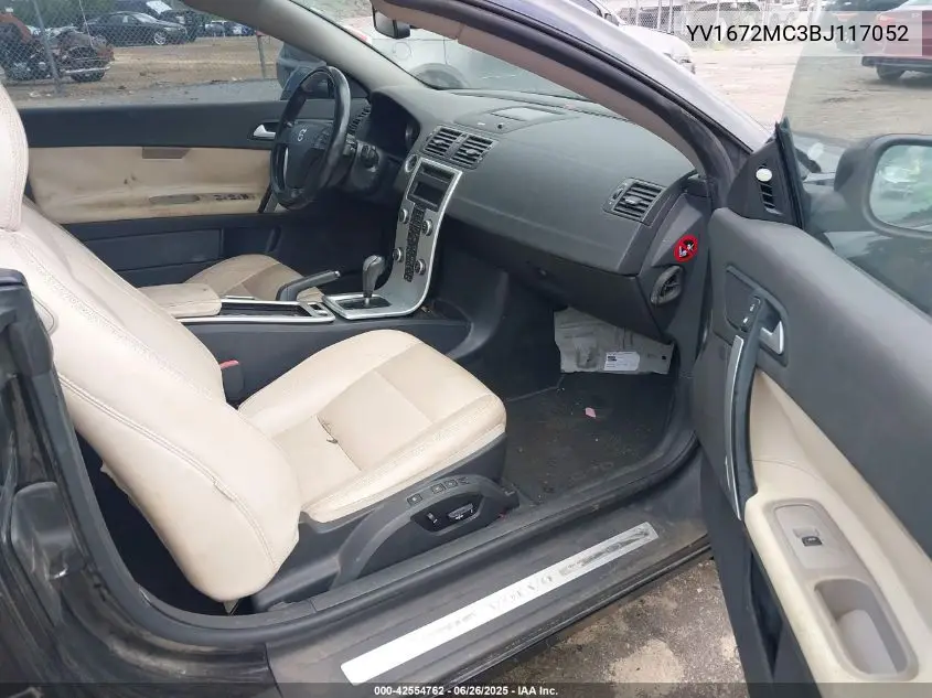 2011 Volvo C70 T5 VIN: YV1672MC3BJ117052 Lot: 42554762