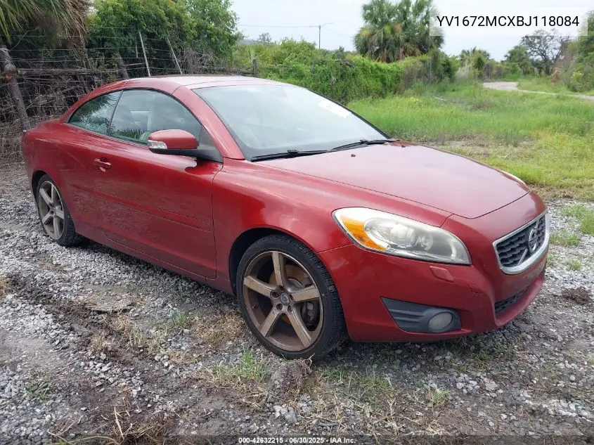 2011 Volvo C70 T5 VIN: YV1672MCXBJ118084 Lot: 42632215