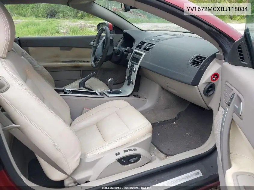 2011 Volvo C70 T5 VIN: YV1672MCXBJ118084 Lot: 42632215
