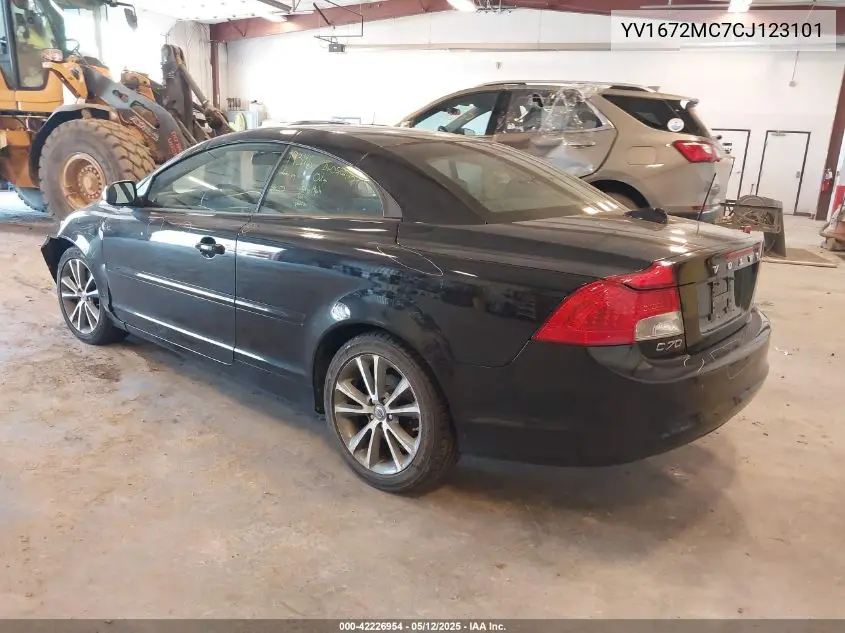 2012 Volvo C70 T5 VIN: YV1672MC7CJ123101 Lot: 42226954