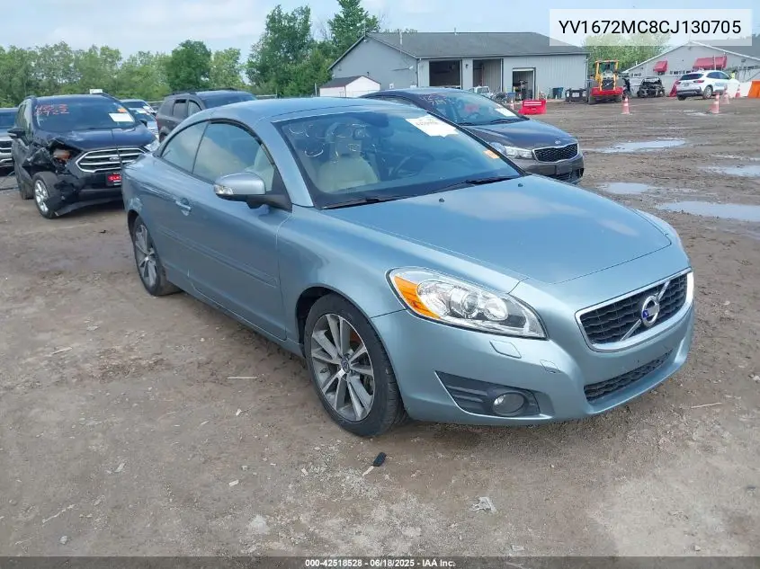 2012 Volvo C70 T5/T5 Platinum/T5 Premier Plus VIN: YV1672MC8CJ130705 Lot: 42518528