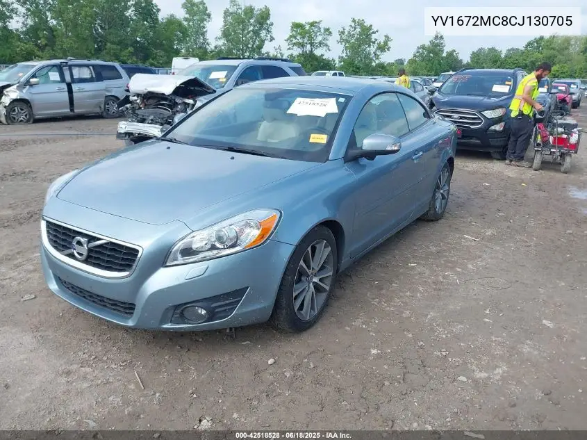 2012 Volvo C70 T5/T5 Platinum/T5 Premier Plus VIN: YV1672MC8CJ130705 Lot: 42518528