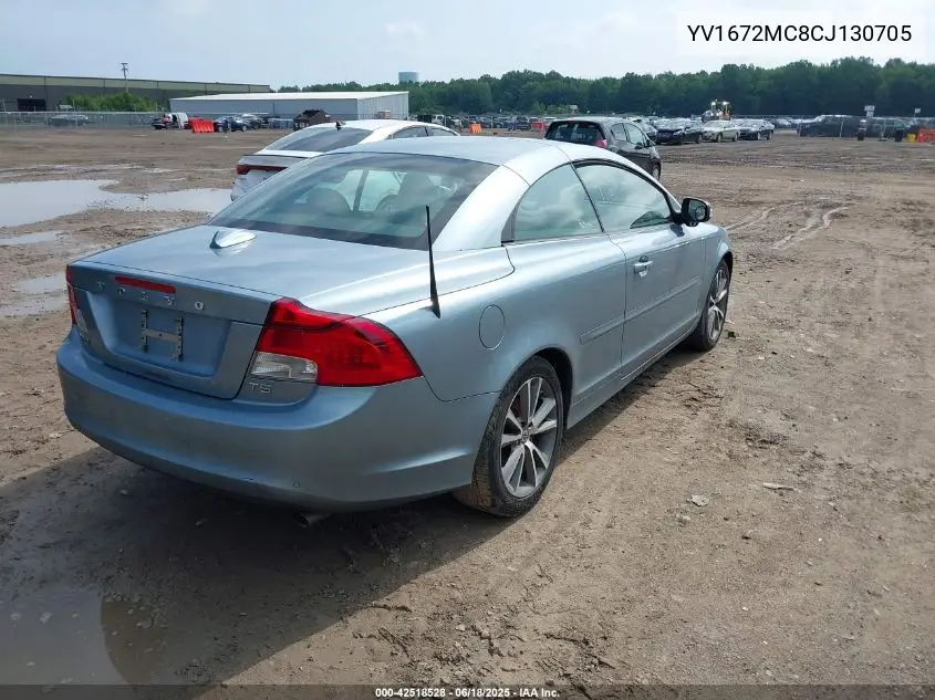2012 Volvo C70 T5/T5 Platinum/T5 Premier Plus VIN: YV1672MC8CJ130705 Lot: 42518528