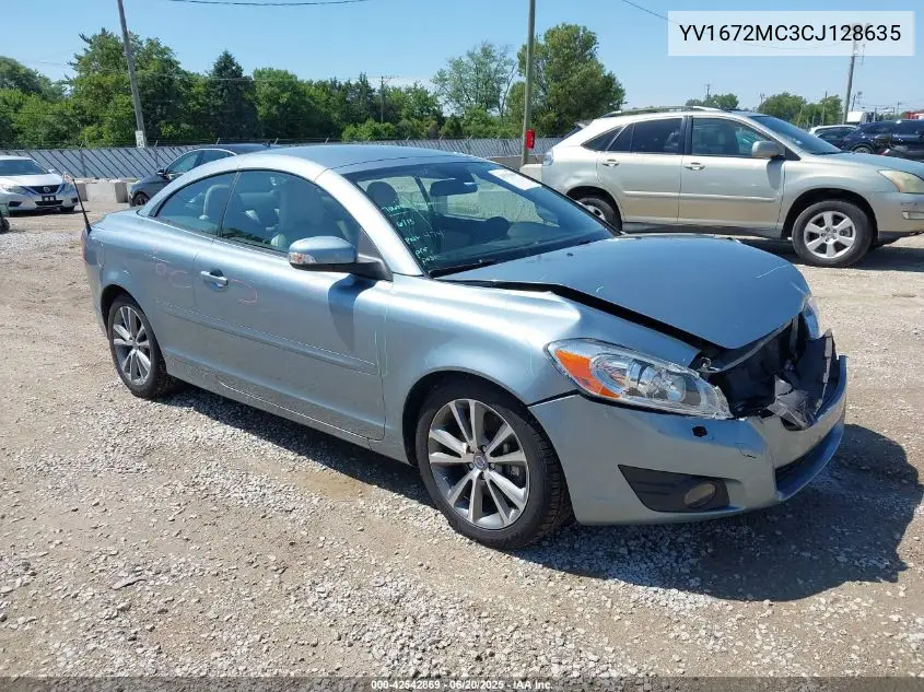 2012 Volvo C70 T5/T5 Platinum/T5 Premier Plus VIN: YV1672MC3CJ128635 Lot: 42542869
