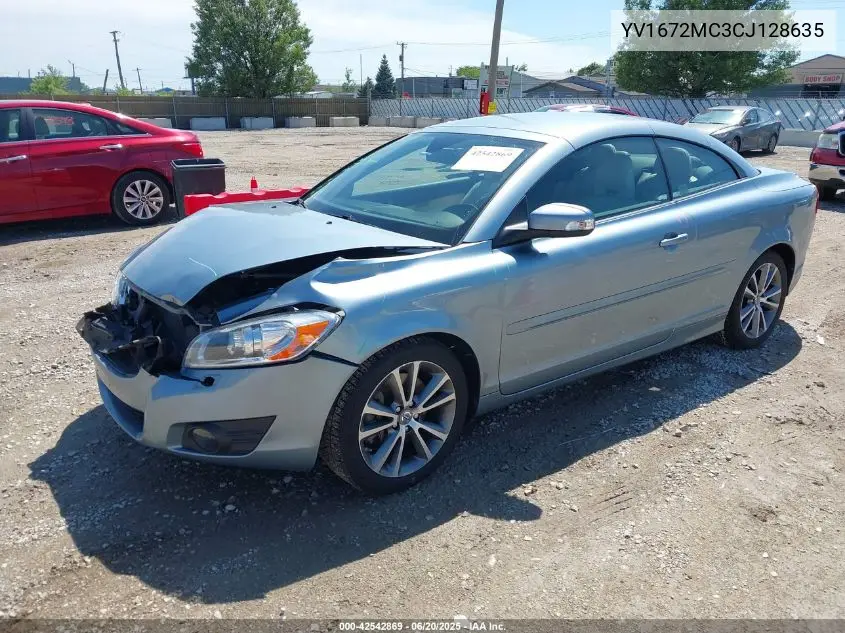 2012 Volvo C70 T5/T5 Platinum/T5 Premier Plus VIN: YV1672MC3CJ128635 Lot: 42542869