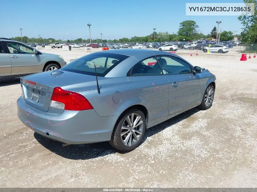 2012 Volvo C70 T5/T5 Platinum/T5 Premier Plus VIN: YV1672MC3CJ128635 Lot: 42542869