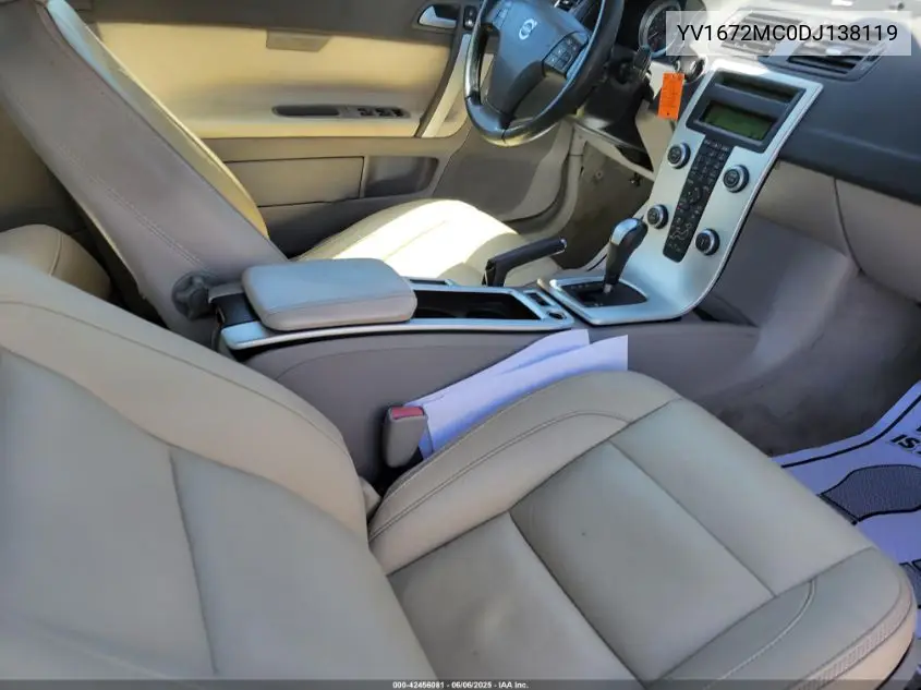 2013 Volvo C70 T5 VIN: YV1672MC0DJ138119 Lot: 42456081