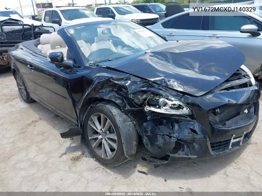 2013 Volvo C70 T5 VIN: YV1672MCXDJ140329 Lot: 42536345