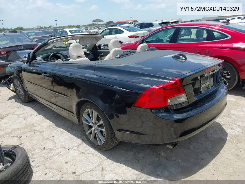 2013 Volvo C70 T5 VIN: YV1672MCXDJ140329 Lot: 42536345