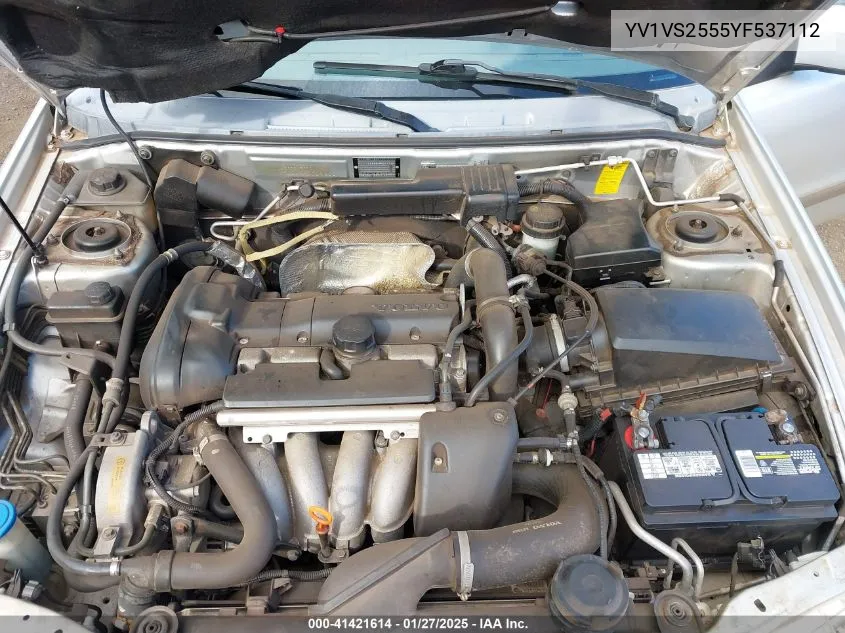 2000 Volvo S40 A/As VIN: YV1VS2555YF537112 Lot: 41421614