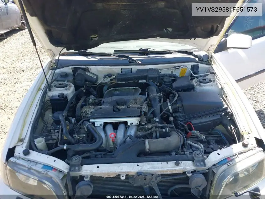 2001 Volvo S40 A/Sport Edition VIN: YV1VS29581F651573 Lot: 42067318