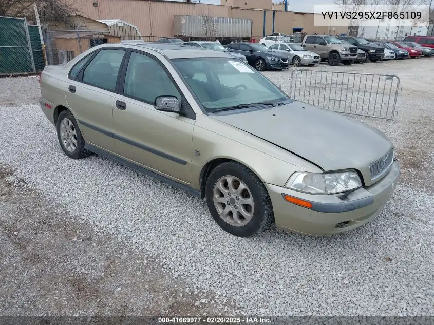 2002 Volvo S40 A VIN: YV1VS295X2F865109 Lot: 41669977