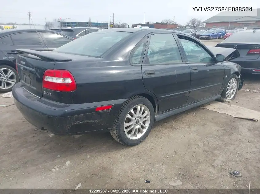 2004 Volvo S40 1.9T VIN: YV1VS27584F088564 Lot: 12299287
