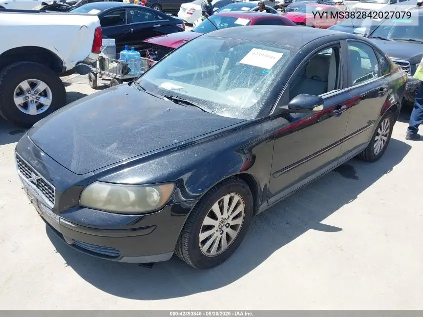 2004 Volvo S40 2.4I VIN: YV1MS382842027079 Lot: 42393846