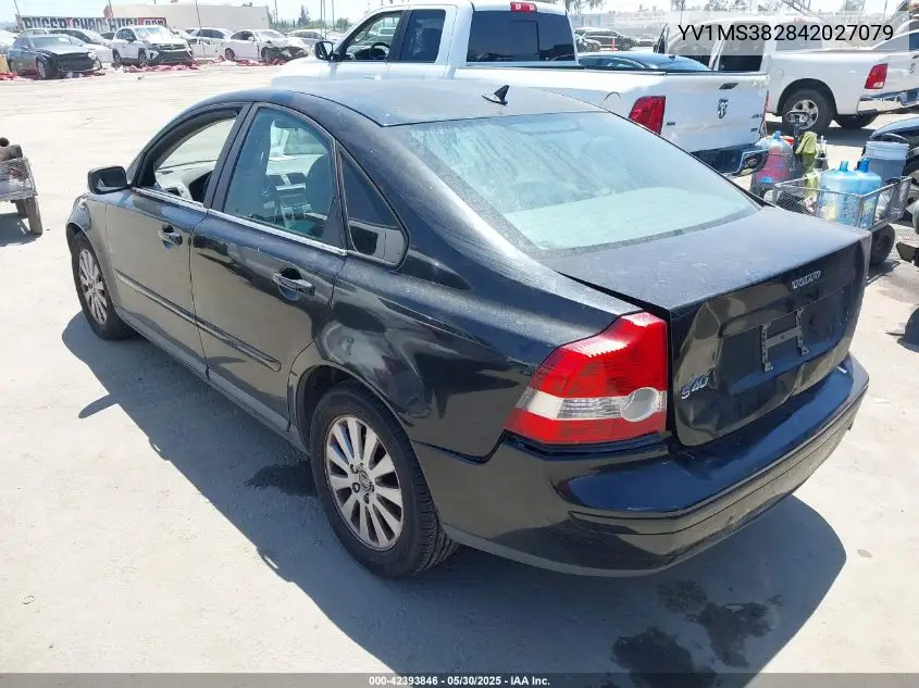 2004 Volvo S40 2.4I VIN: YV1MS382842027079 Lot: 42393846