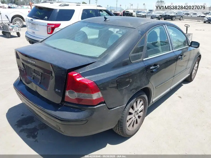 2004 Volvo S40 2.4I VIN: YV1MS382842027079 Lot: 42393846