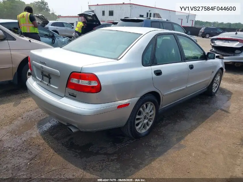 2004 Volvo S40 A/Lse VIN: YV1VS27584F044600 Lot: 42417479
