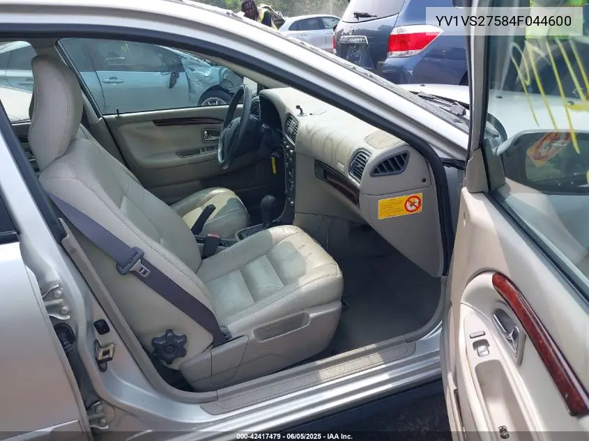 2004 Volvo S40 A/Lse VIN: YV1VS27584F044600 Lot: 42417479