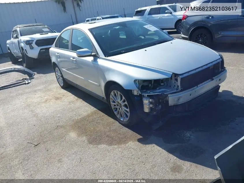 2005 Volvo S40 T5 VIN: YV1MS682352103617 Lot: 42266649