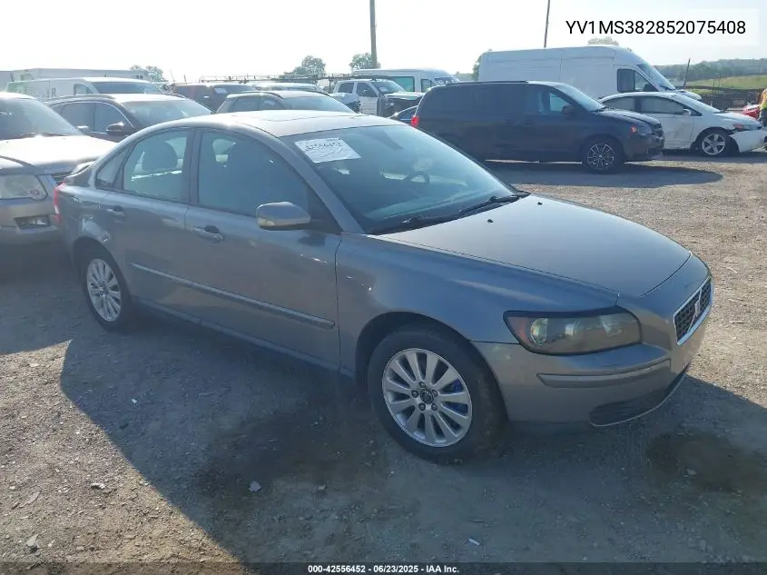 2005 Volvo S40 2.4I VIN: YV1MS382852075408 Lot: 42556452