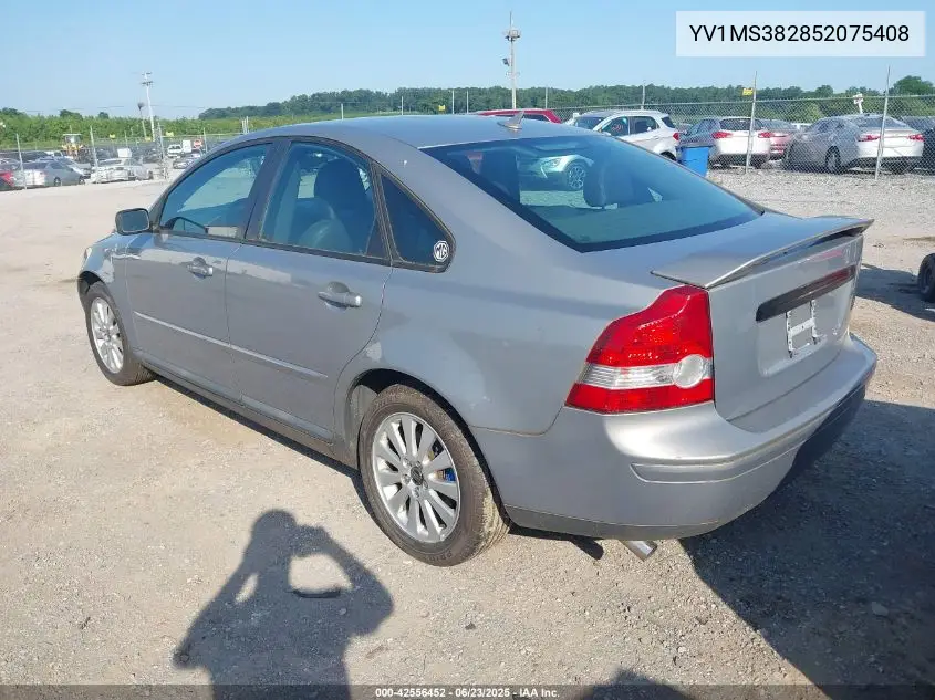 2005 Volvo S40 2.4I VIN: YV1MS382852075408 Lot: 42556452