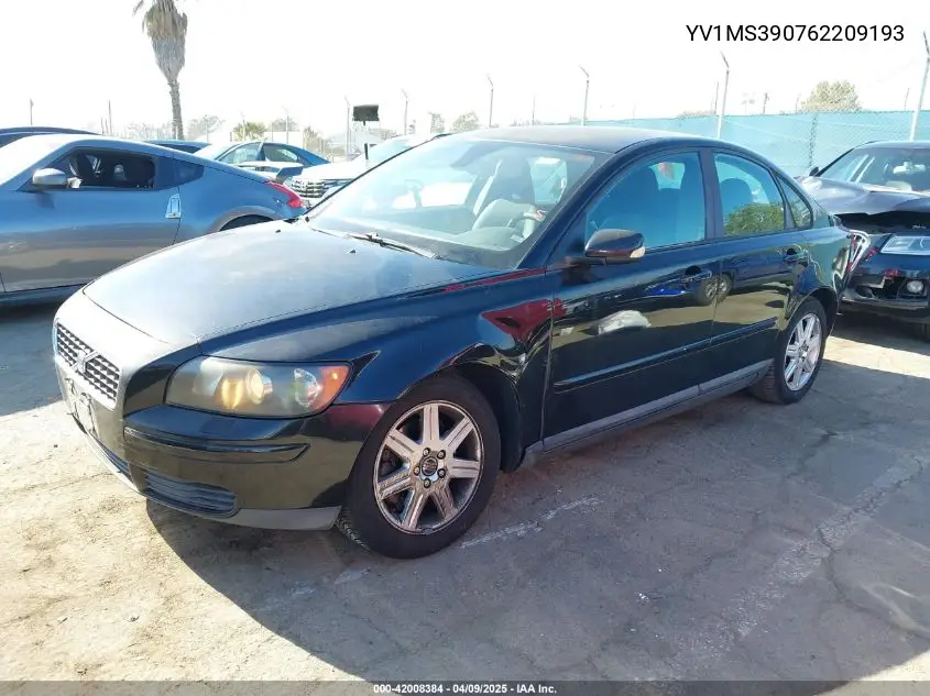2006 Volvo S40 2.4I VIN: YV1MS390762209193 Lot: 42008384