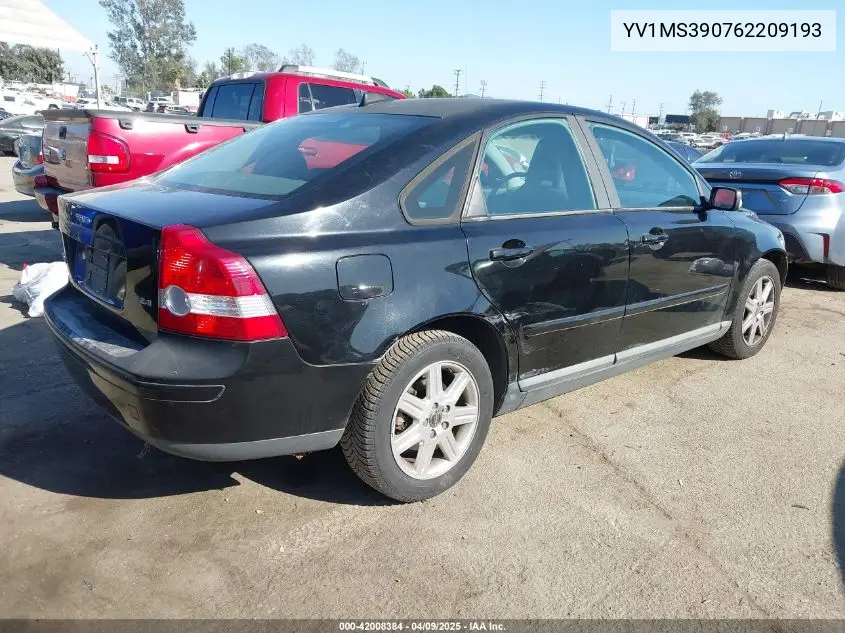 2006 Volvo S40 2.4I VIN: YV1MS390762209193 Lot: 42008384