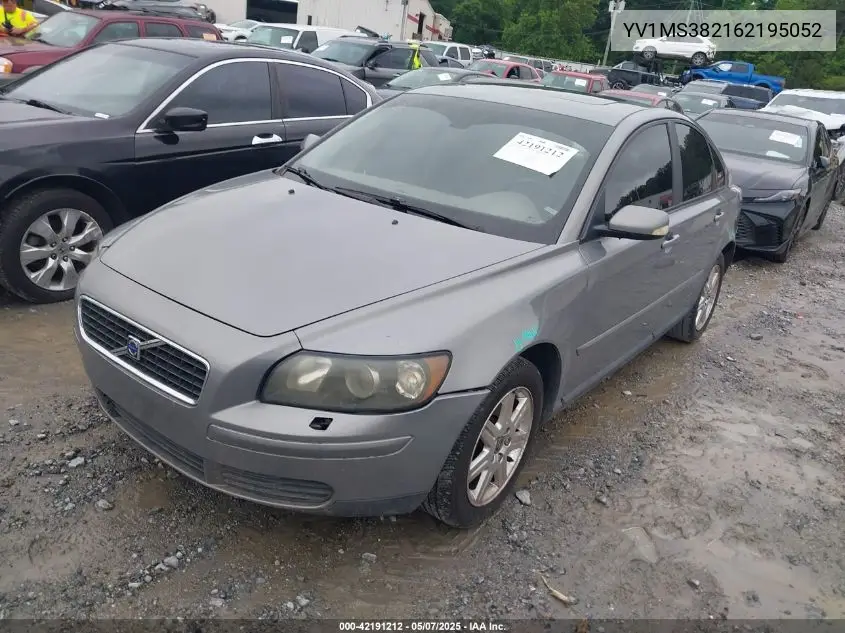 2006 Volvo S40 2.4I VIN: YV1MS382162195052 Lot: 42191212