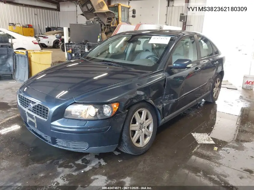 2006 Volvo S40 2.4I VIN: YV1MS382362180309 Lot: 42474571