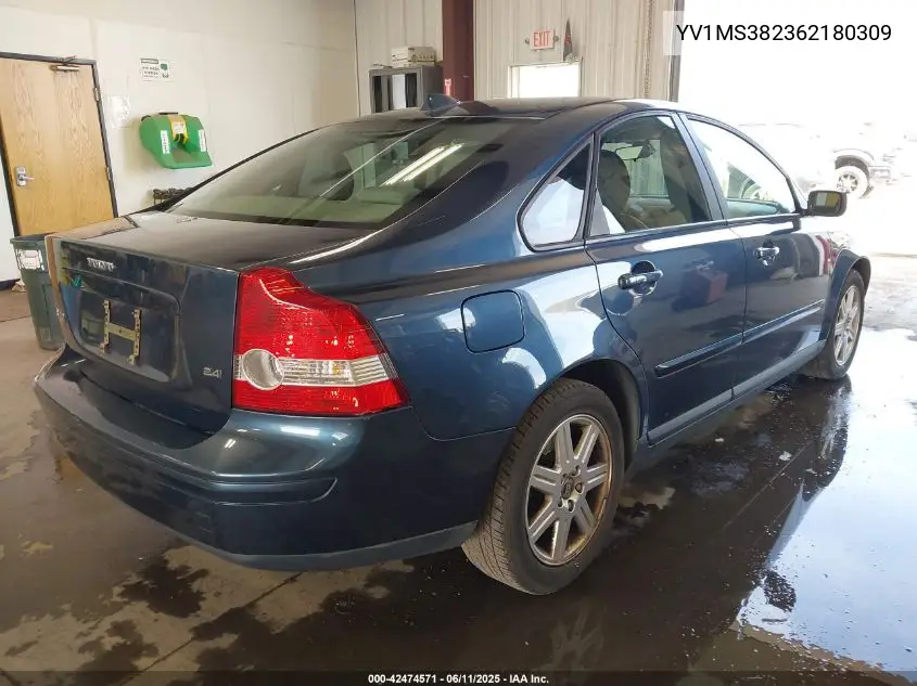 2006 Volvo S40 2.4I VIN: YV1MS382362180309 Lot: 42474571