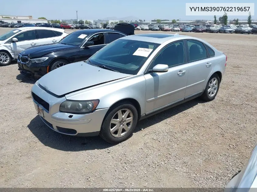 2006 Volvo S40 2.4I VIN: YV1MS390762219657 Lot: 42572841