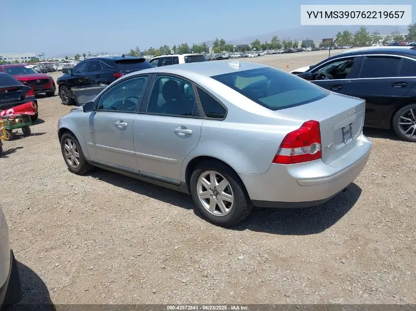 2006 Volvo S40 2.4I VIN: YV1MS390762219657 Lot: 42572841