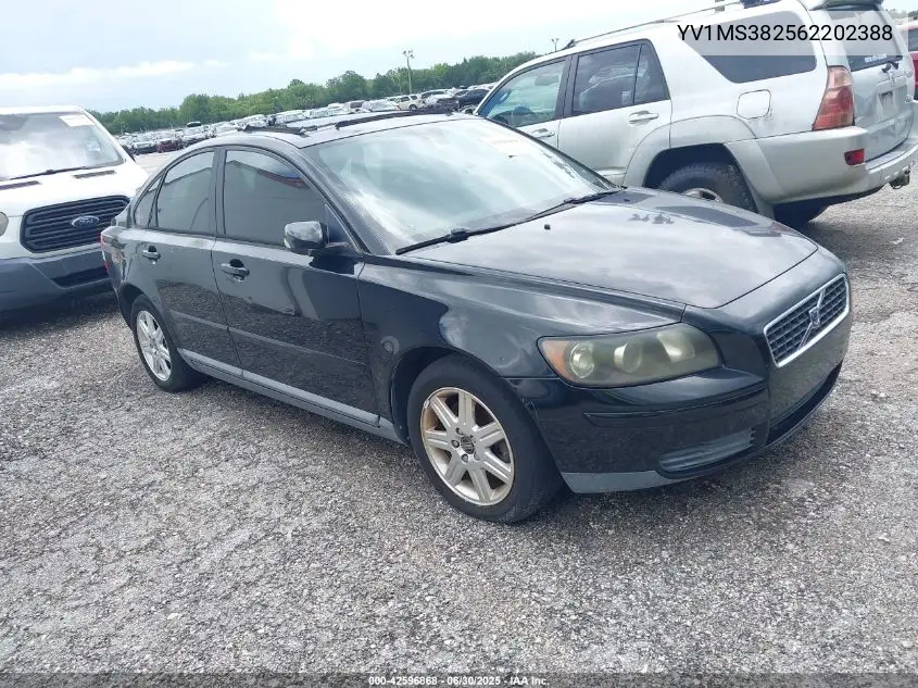 2006 Volvo S40 2.4I VIN: YV1MS382562202388 Lot: 42596868
