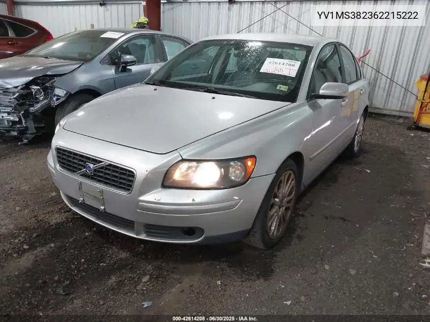2006 Volvo S40 2.4I VIN: YV1MS382362215222 Lot: 42614208